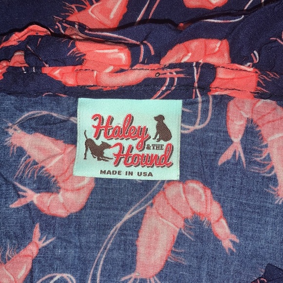 🔥 Haley and The Hound Navy Shrimp Parker Tunic Top - Picture 4 of 4